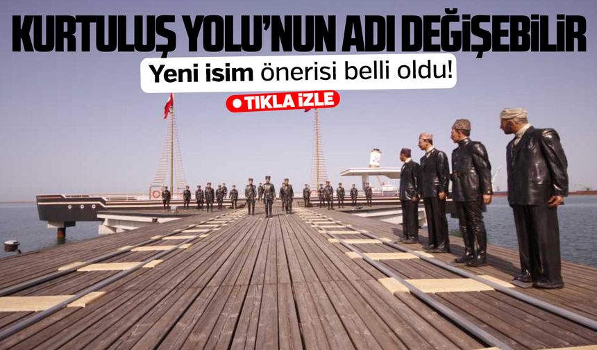 Samsun'da Kurtuluş Yolu için yeni isim önerisi