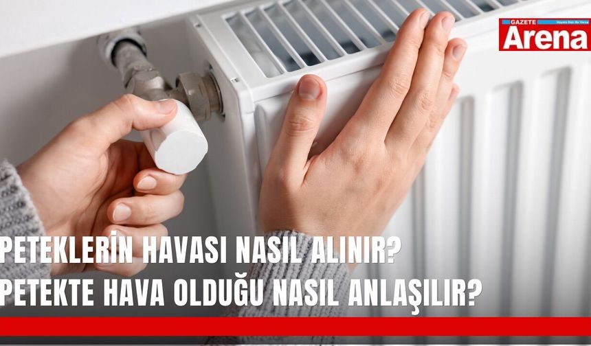Peteklerin havası nasıl alınır? Petekte hava olduğu nasıl anlaşılır?