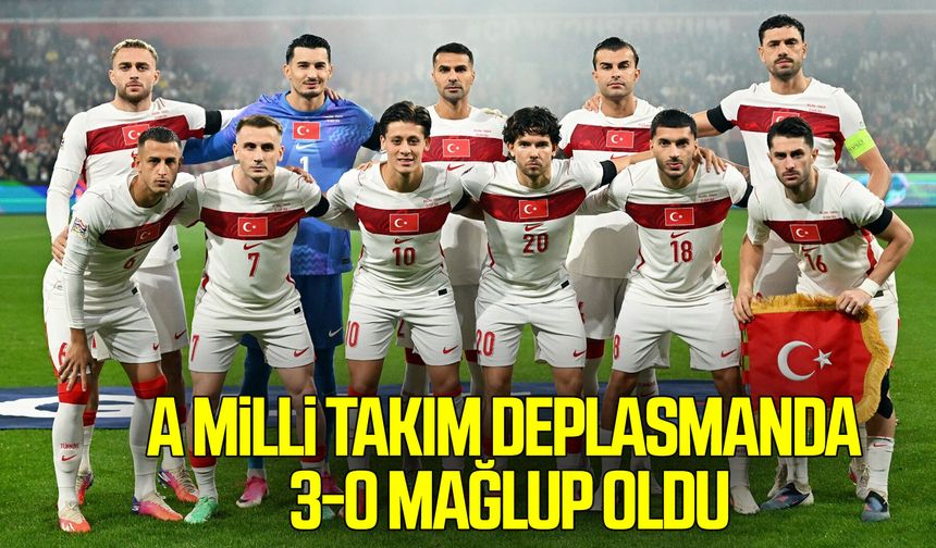 A Milli Takım Belçika deplasmanında 3-0 mağlup oldu