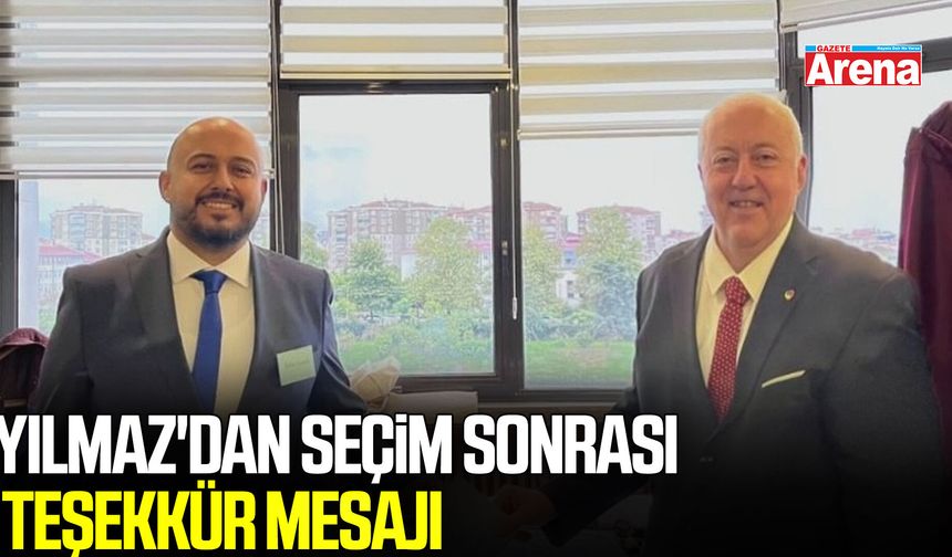 Kazım Yılmaz'dan seçim sonrası teşekkür mesajı
