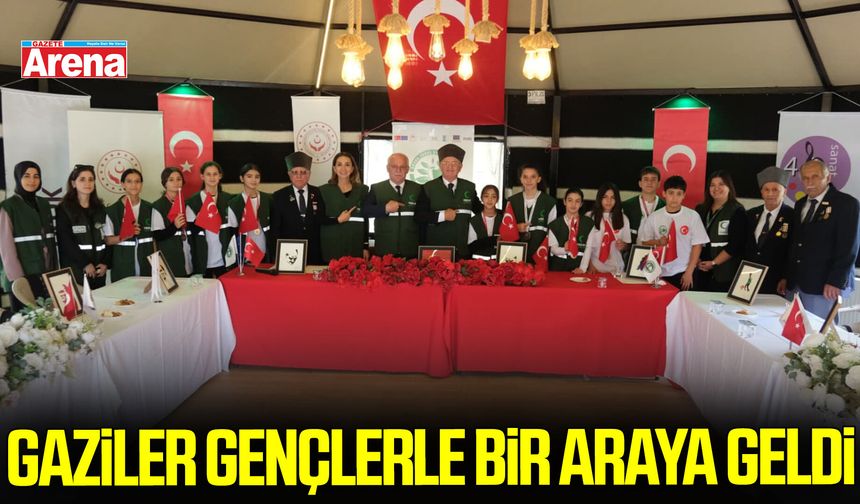 Kavak'ta anlamlı buluşma! Gaziler gençlerle bir araya geldi