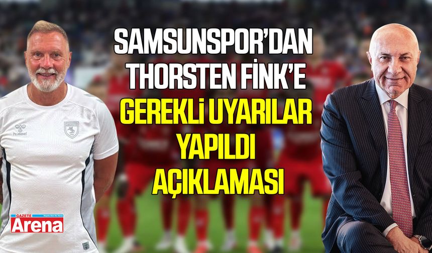 Samsunspor’da Thorsten Fink ile devam kararı!