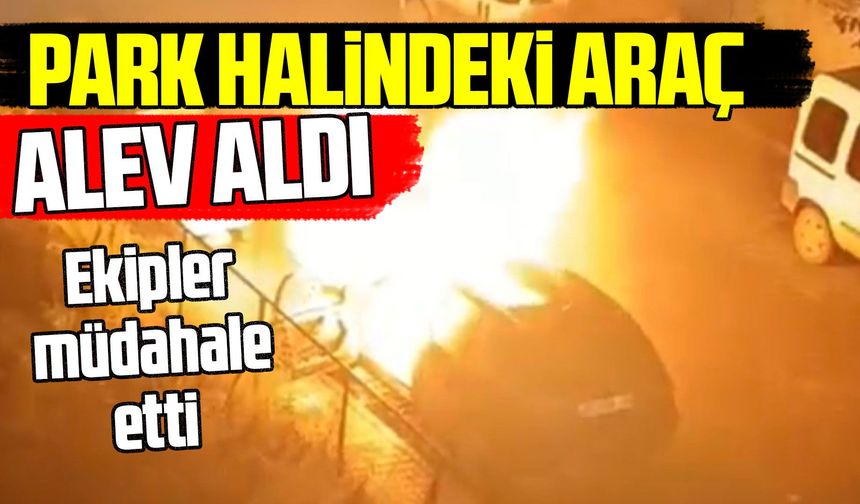 Samsun’da akşam saatlerinde otomobil yangını paniği