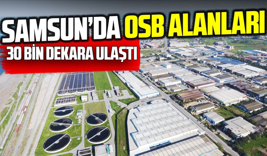 Samsun’da sanayi atağı büyüyor