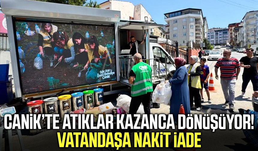 Canik’te sıfır atıkla aile bütçesine destek
