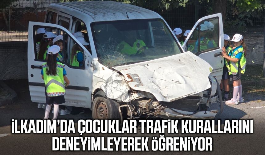 Samsun’da çocuklara trafik bilinci aşılanıyor