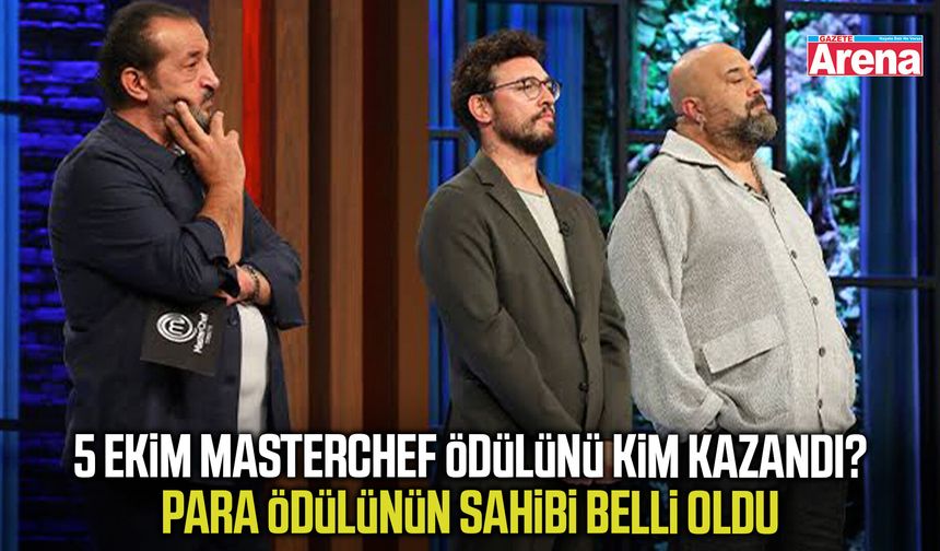 5 Ekim MasterChef'te para ödülünü kim kazandı?