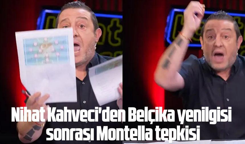 Nihat Kahveci'den Belçika yenilgisi sonrası Montella tepkisi