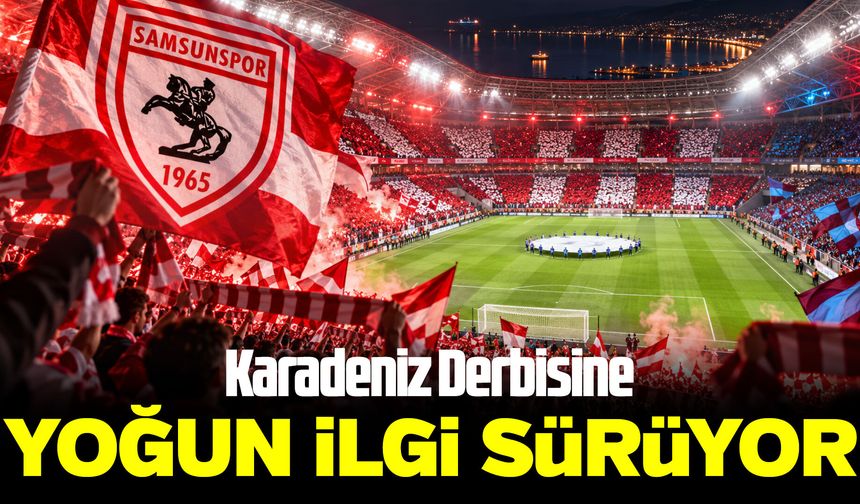 Karadeniz derbisinde bilet satışları devam ediyor