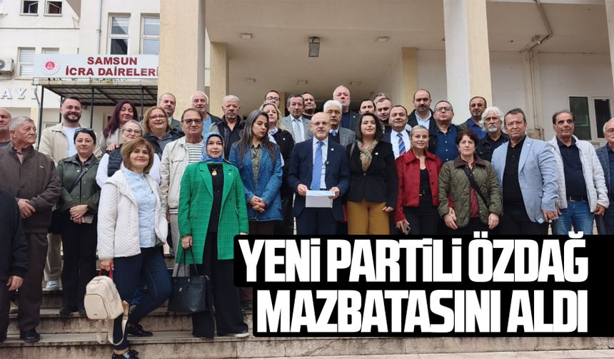 Yeni Partili Özdağ mazbatasını aldı