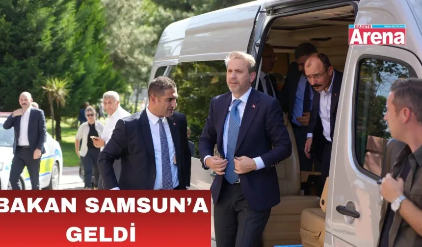 Bakan Alparslan Bayraktar Samsun'da