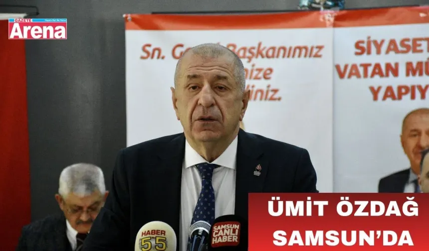 Ümit Özdağ Samsun’da konuştu: “Köyleri tekrar kuracağız, gençleri ev sahibi yapacağız”