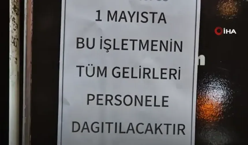 Bir Zamanlar İşçiydim Dedi Günlük Hasılatını İşçilerine Dağıttı