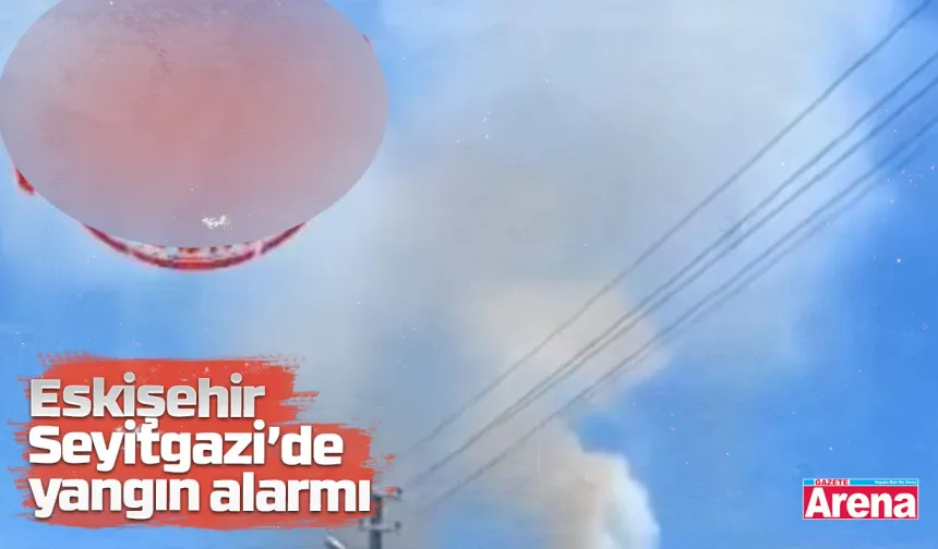 Eskişehir Seyitgazi’de yangın alarmı