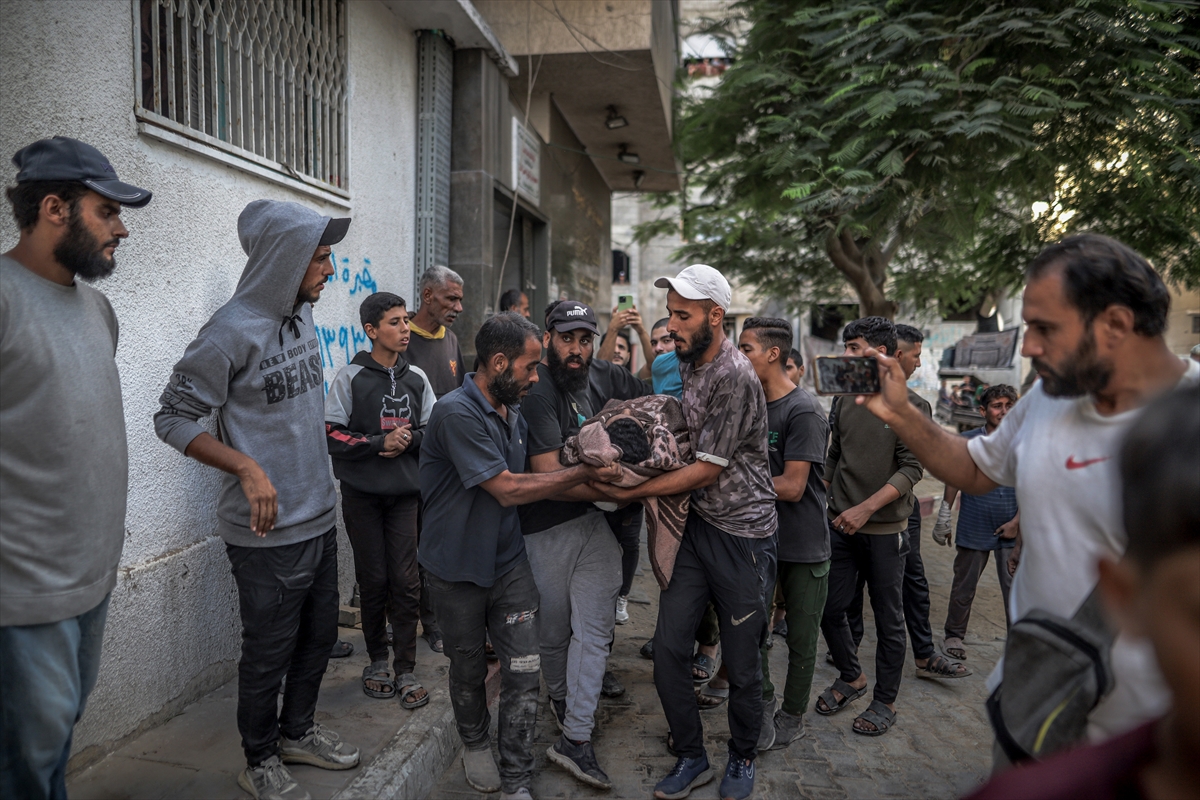 Aa 20251019 39460623 39460613 Ateskesi Ihlal Eden Israil Gazzede Bircok Bolgeye Saldiri Duzenledi