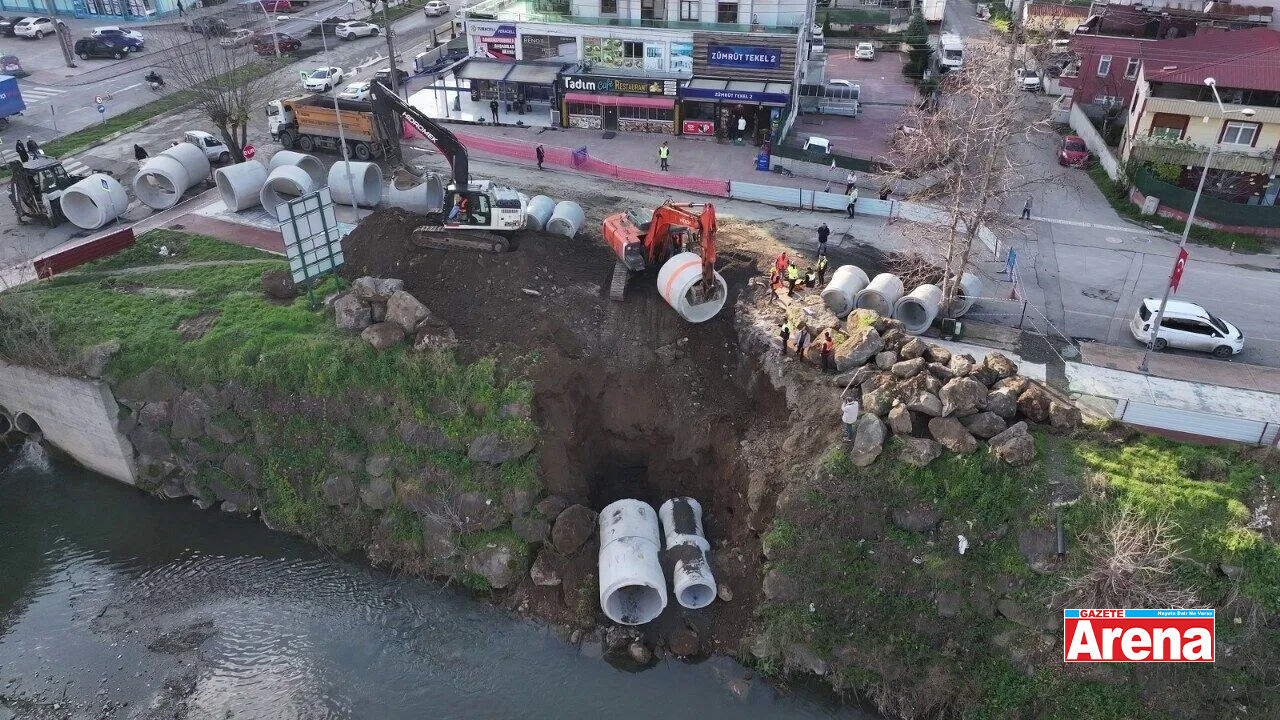 Samsun Mert Irmağı Kanalizasyon Kollektör Hattı İnşaatı