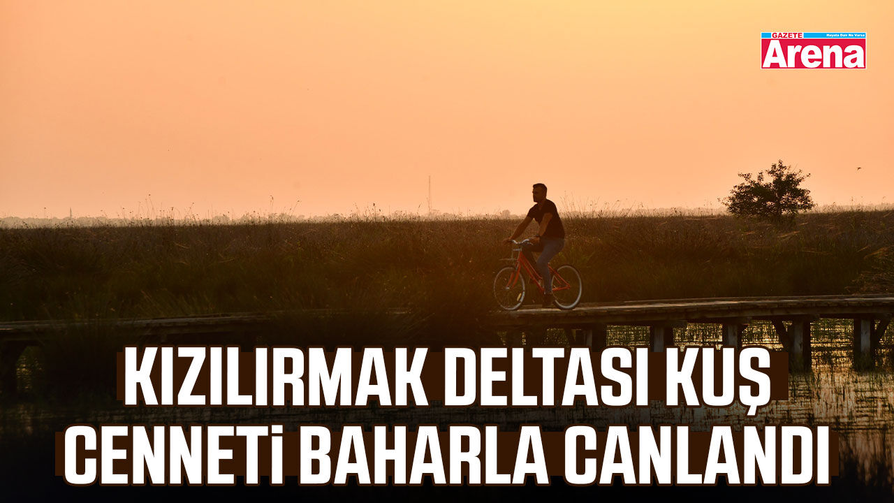 Kızılırmak Deltası Kuş Cenneti baharla canlandı