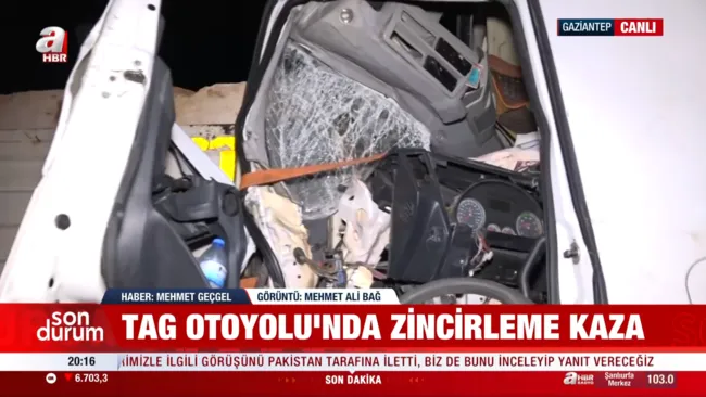 0X0 Son Dakika I Gaziantepte Zincirleme Kaza Ekiplerin Mudahalesi Suruyor 1777829078581