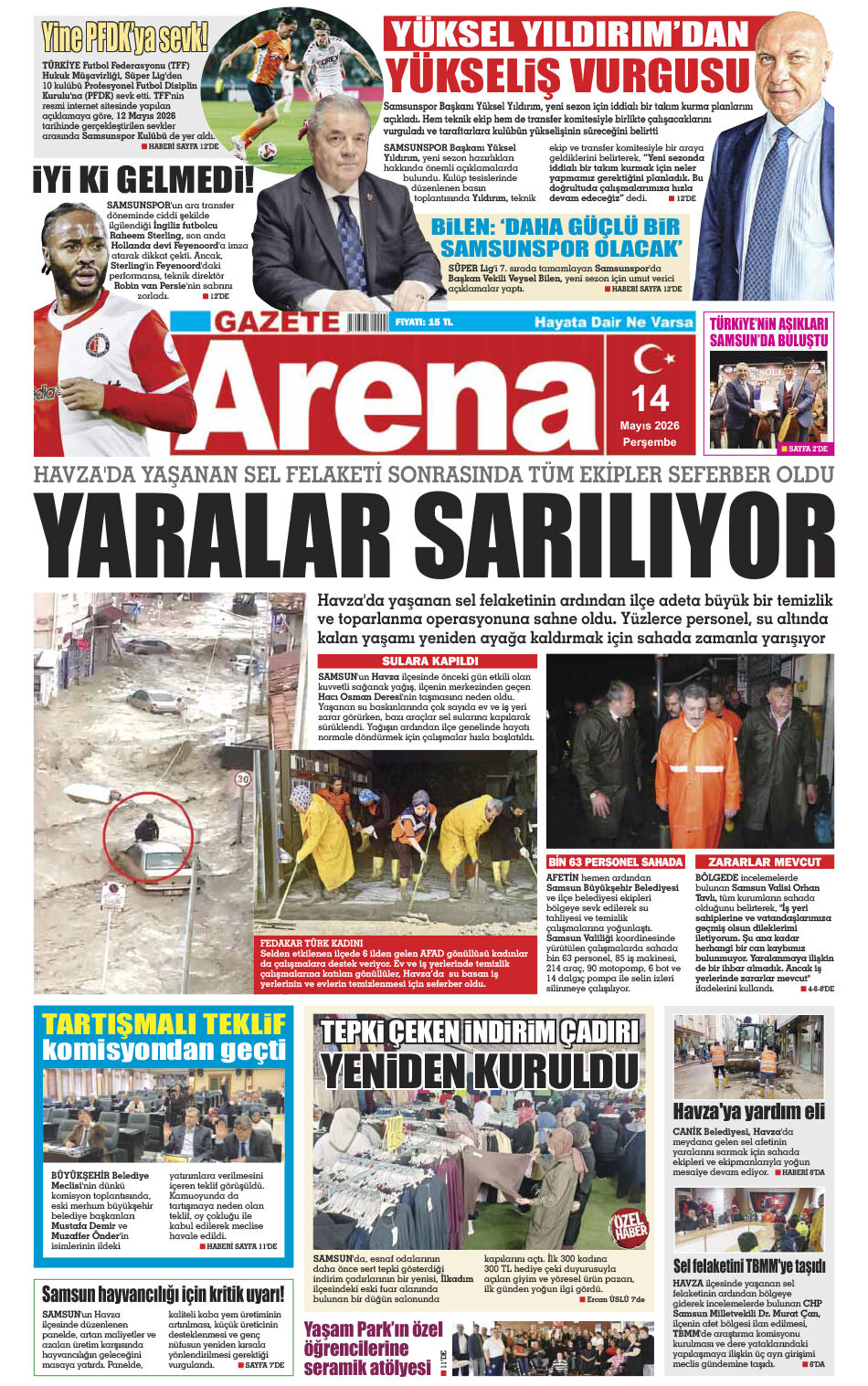 14 Mayıs 2026 Perşembe