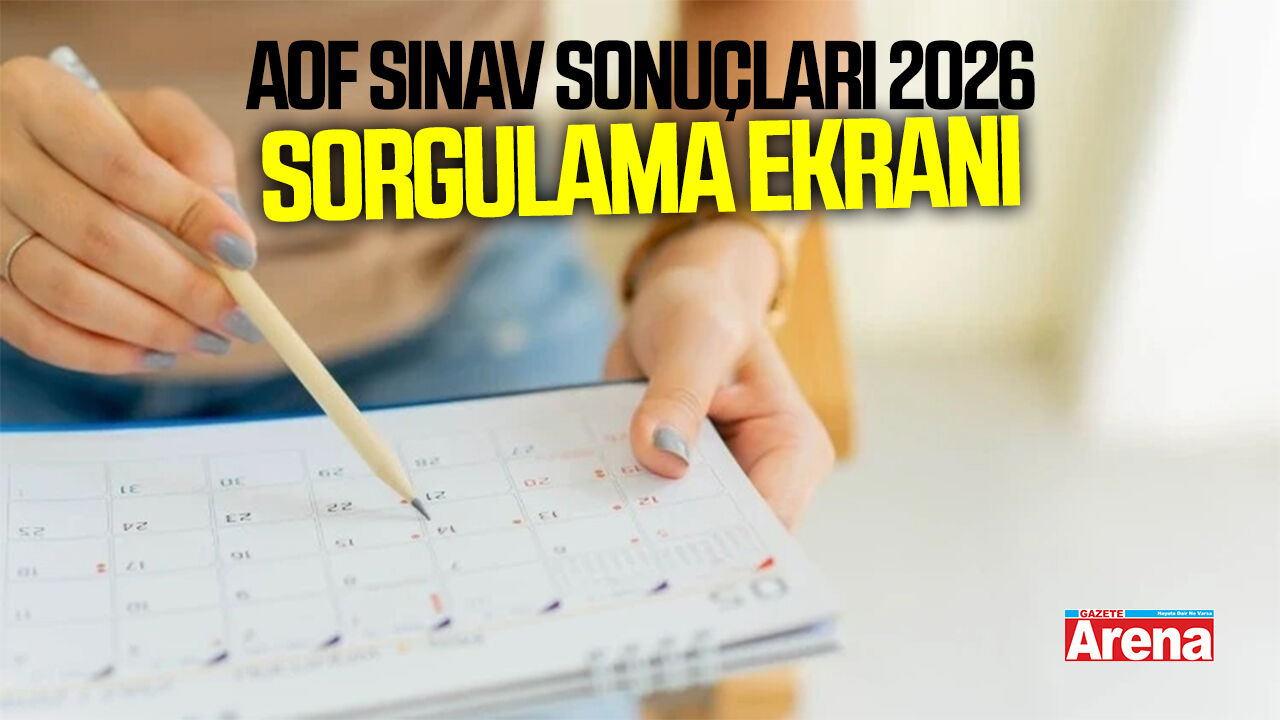 AOF Sınav Sonuçları 2026 sorgulama ekranı