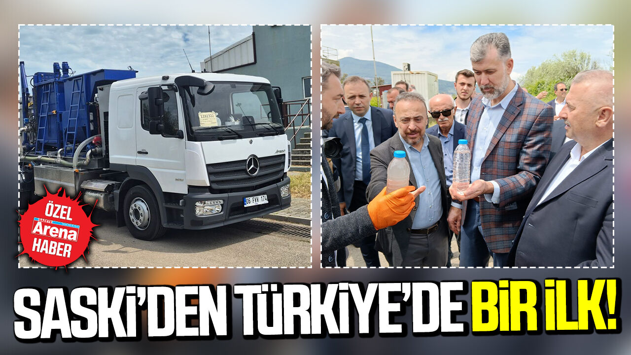 SASKİ'den Türkiye'de bir ilk!