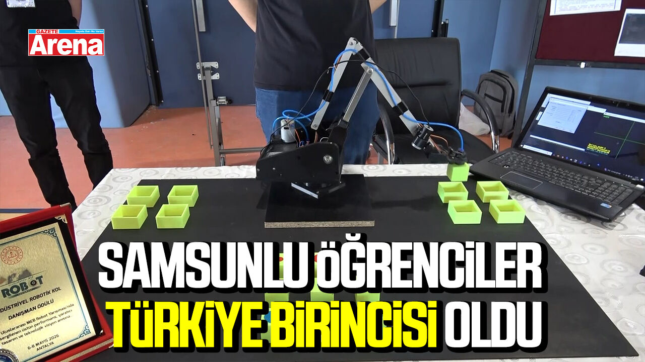 Samsunlu öğrenciler Türkiye birincisi oldu