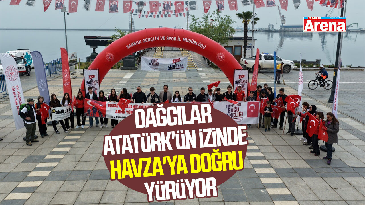 Samsun'da Kurtuluş Mücadelesi Anma Yürüyüşü başladı