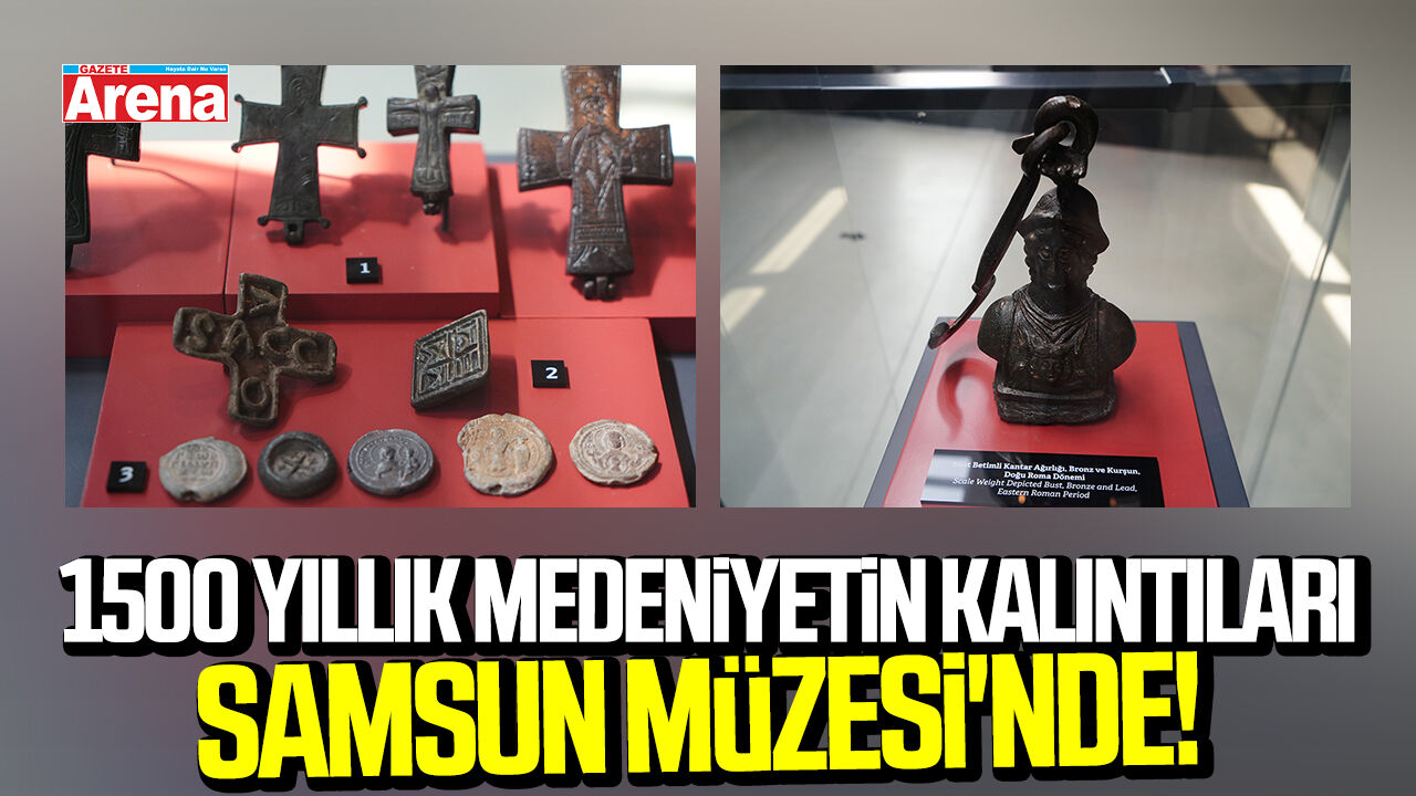 Doğu Roma medeniyetinin izleri Samsun Müzesi'nde