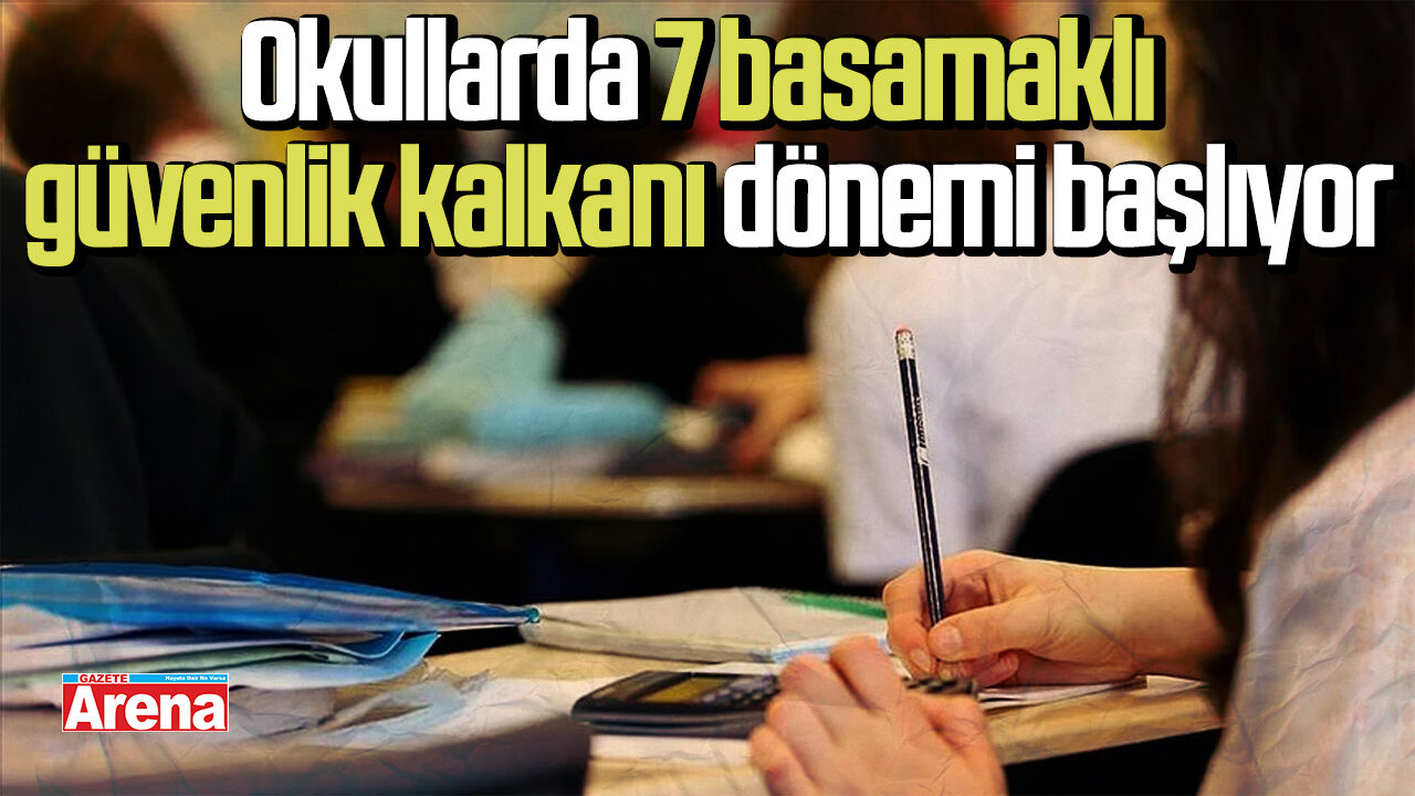 Okullarda 7 basamaklı güvenlik kalkanı dönemi başlıyor