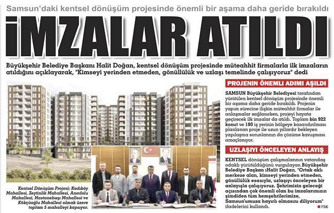 Samsun Kentsel Dönüşüm