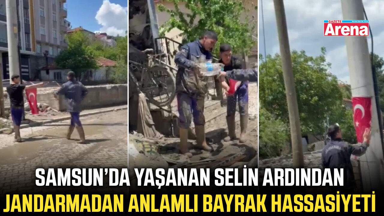 Samsun’da jandarmadan duygulandıran hareket