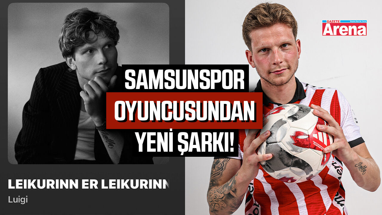 Samsunspor oyuncusundan yeni şarkı!