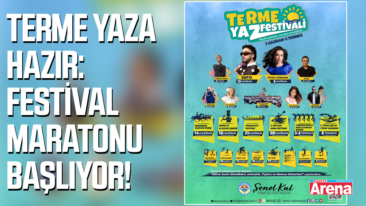 Terme yaza hazır: Festival maratonu başlıyor!