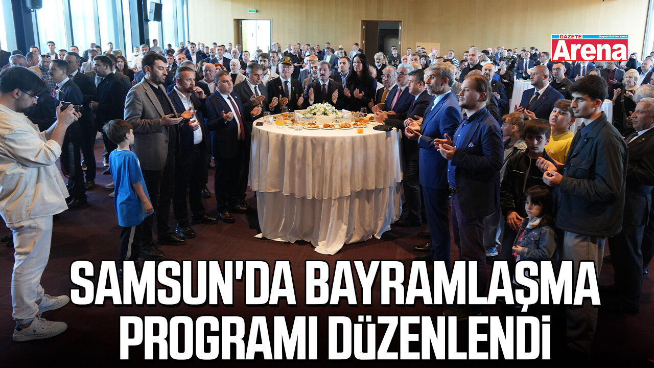 Samsun'da bayramlaşma programı düzenlendi