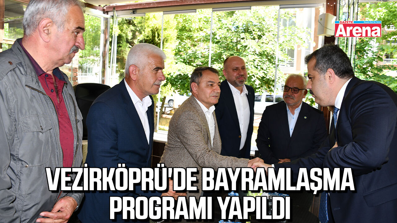 Vezirköprü'de bayramlaşma programı yapıldı