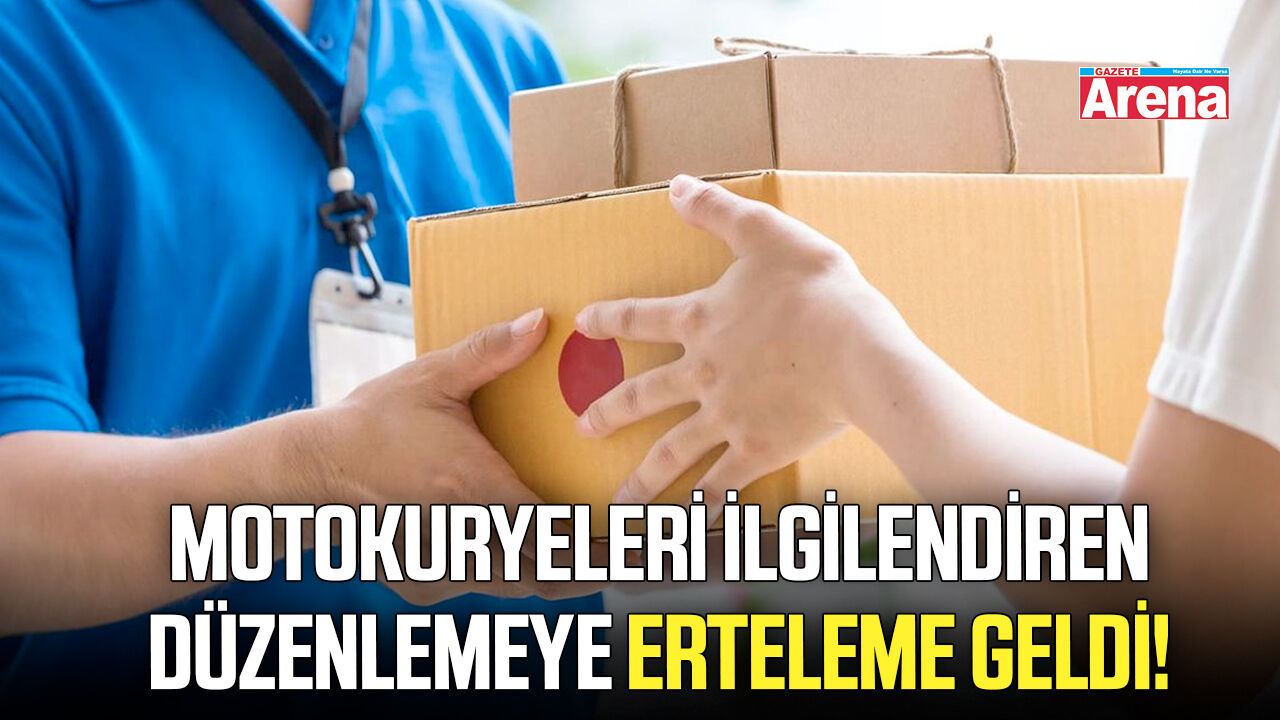 Motokuryeleri ilgilendiren düzenlemeye erteleme geldi!