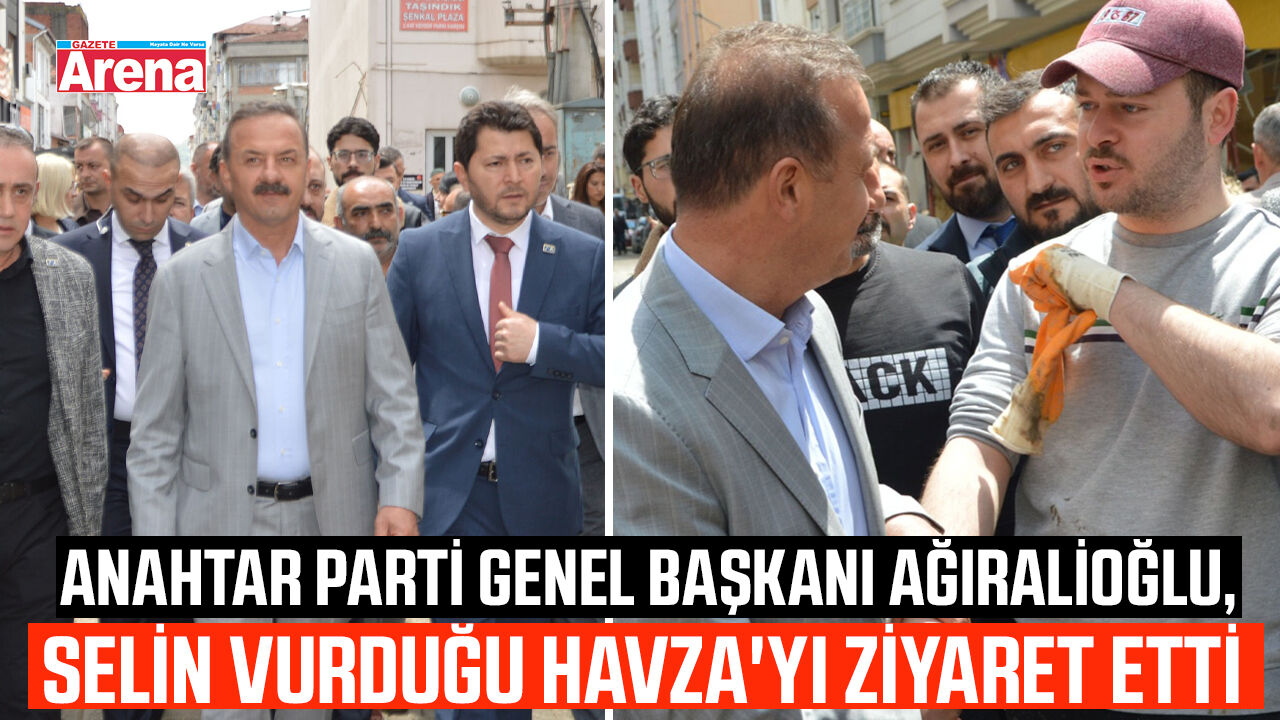 Anahtar Parti Genel Başkanı Ağıralioğlu, Havza'yı ziyaret etti