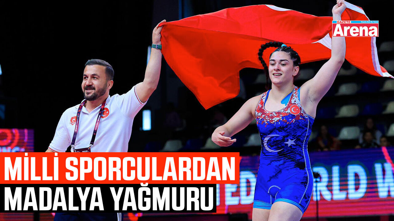 Milli sporculardan madalya yağmuru