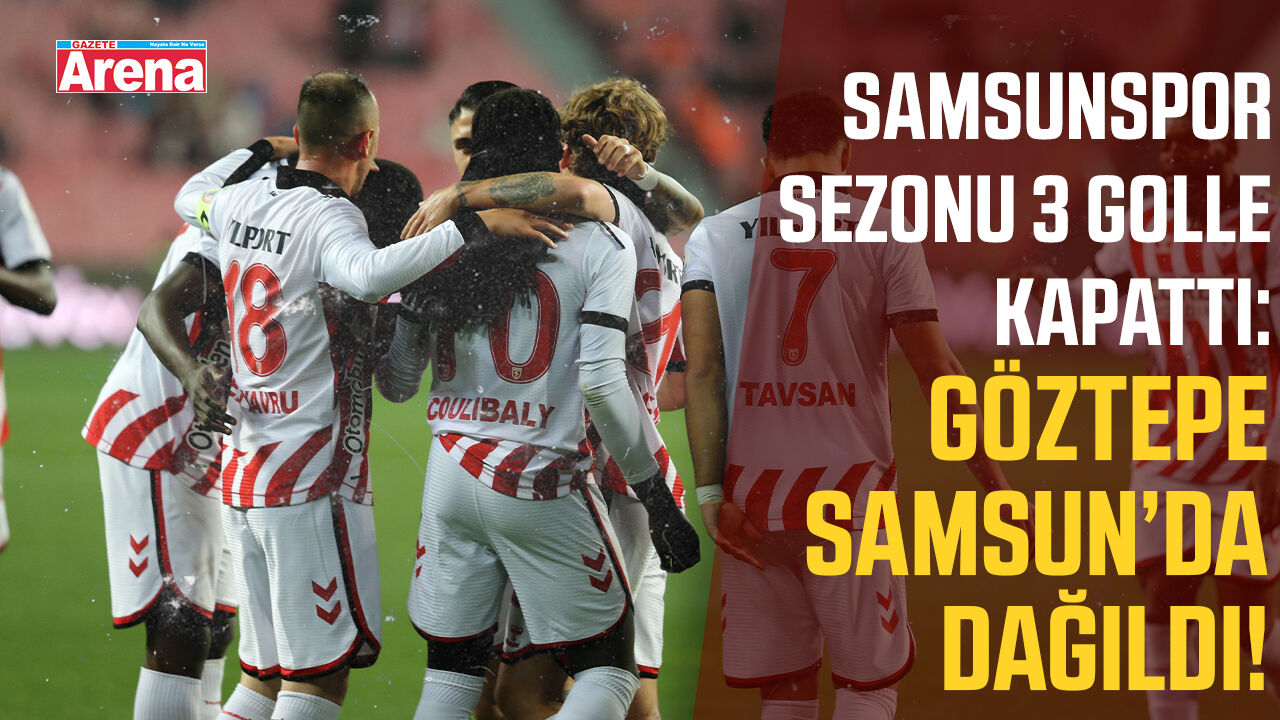 Samsunspor sezonu 3 golle kapattı!