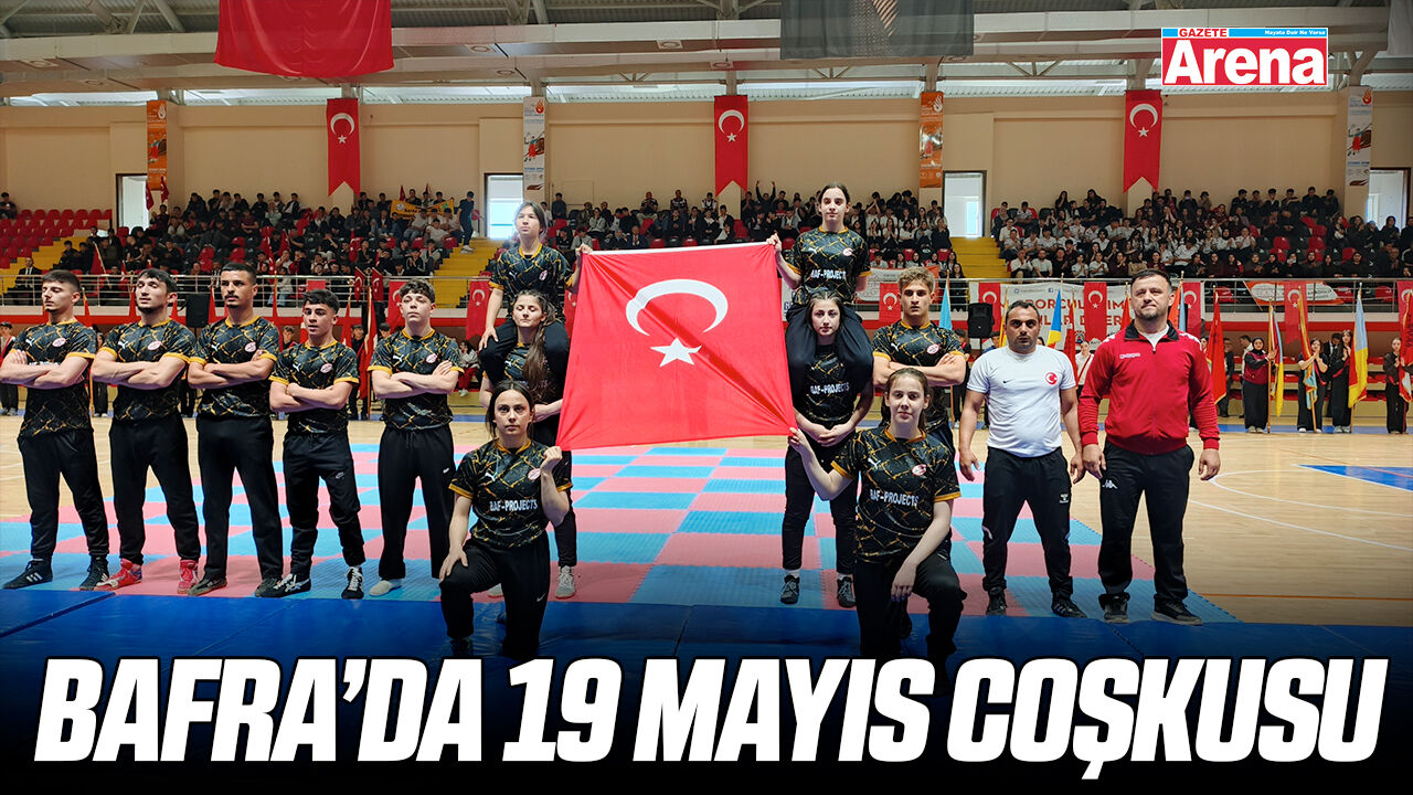 Bafra’da 19 Mayıs coşkusu