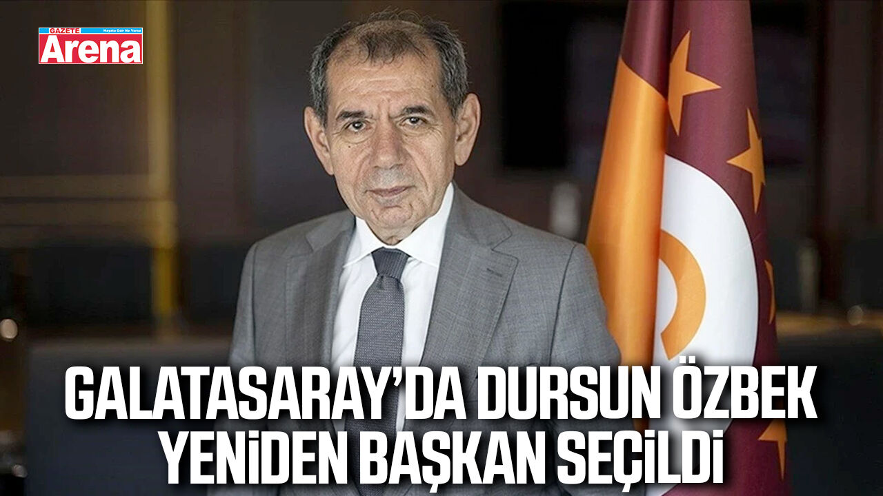 Galatasaray’da Dursun Özbek yeniden başkan seçildi