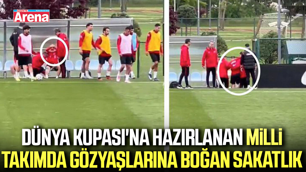 Dünya Kupası'na hazırlanan milli takımda şok sakatlık