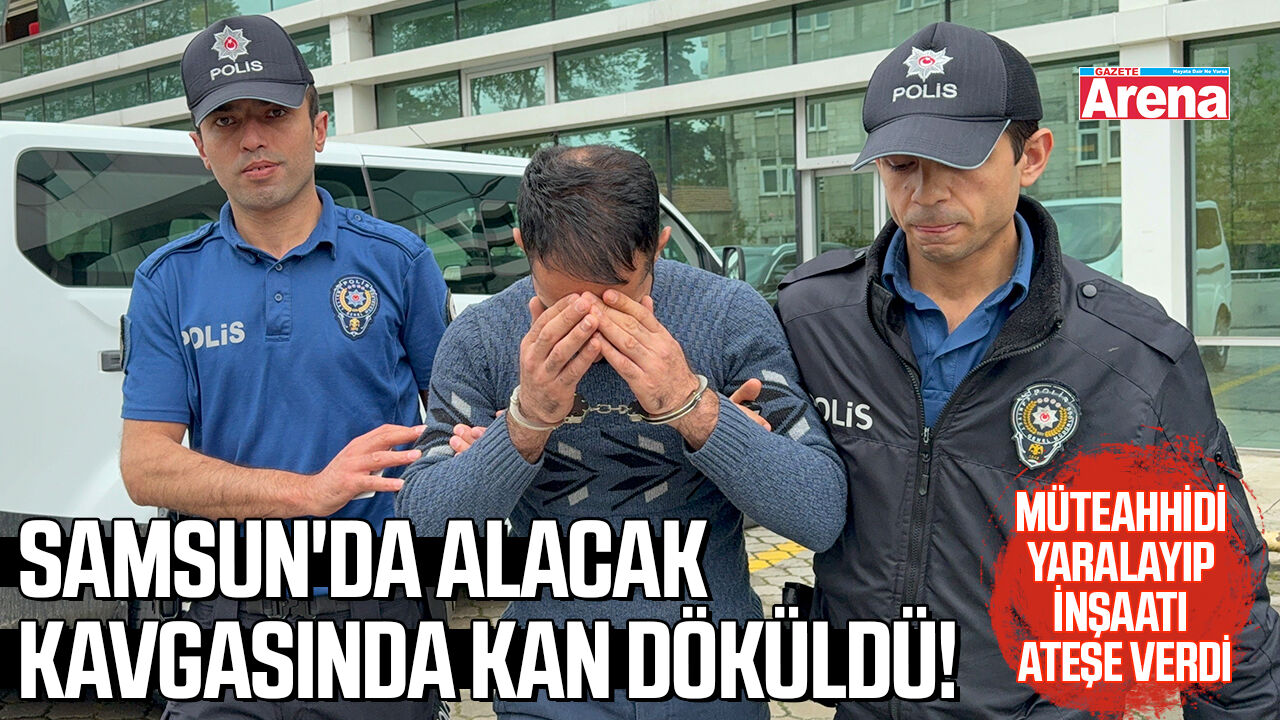 Samsun'da alacak kavgasında kan döküldü!