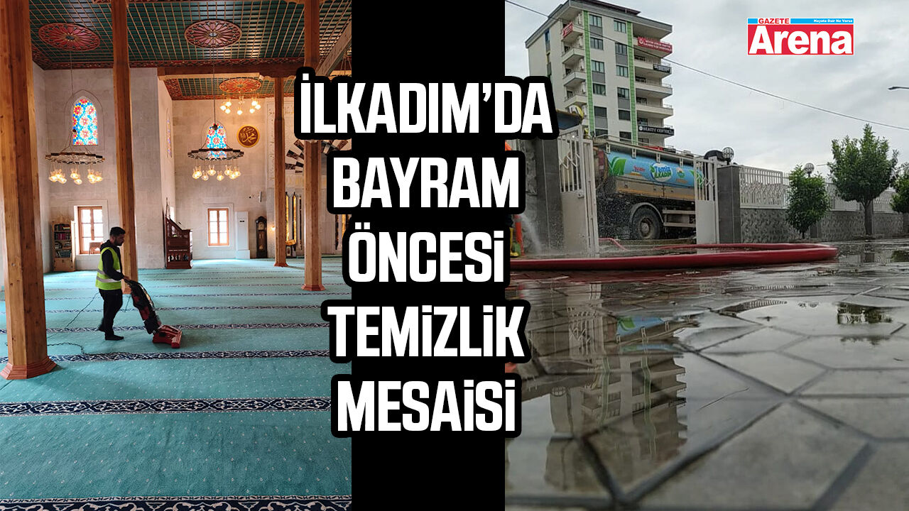 İlkadım’da bayram öncesi temizlik mesaisi