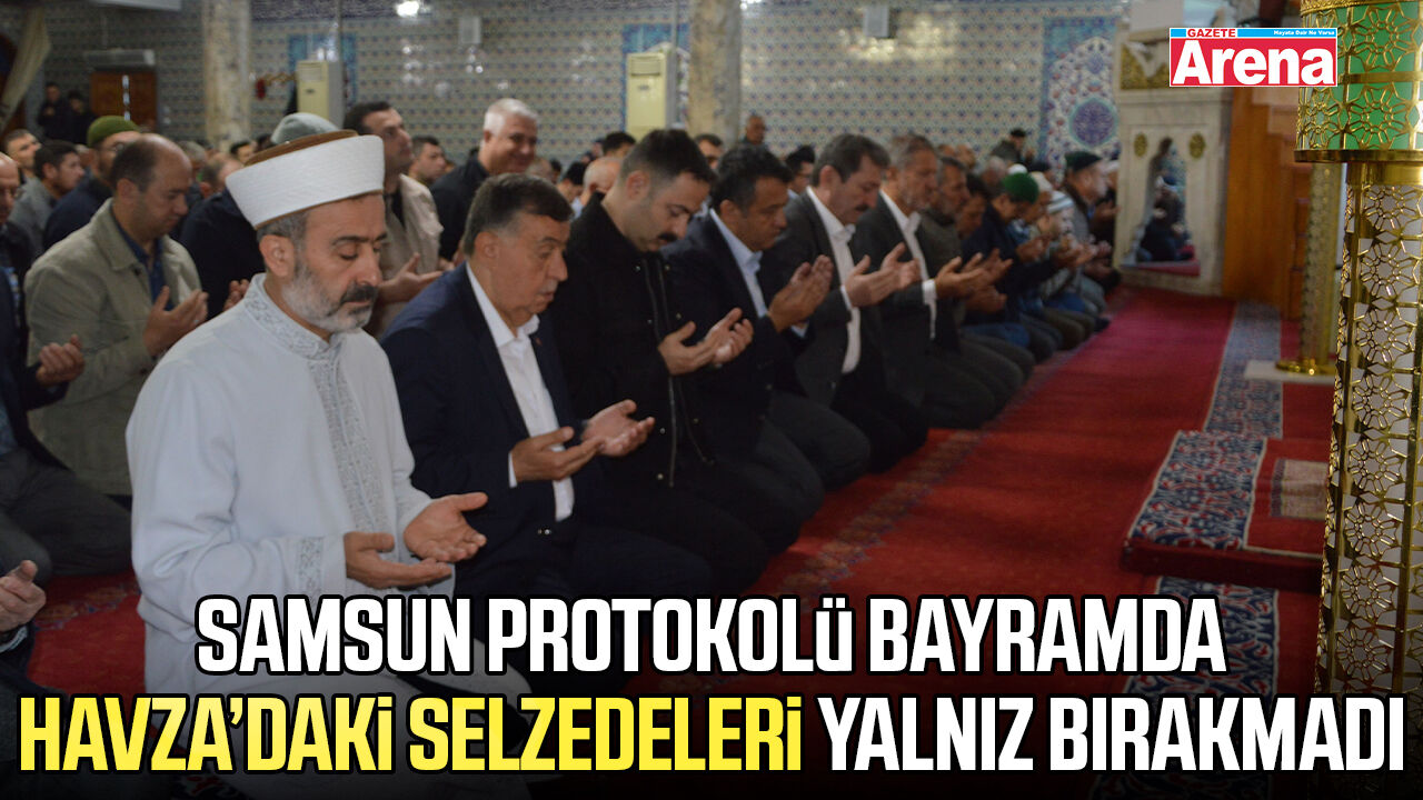 Vali Tavlı’dan bayramda Havza’da sel mağdurlarına ziyaret