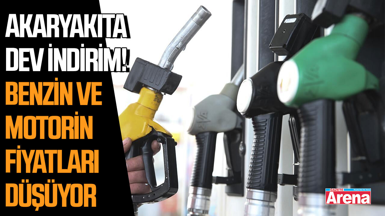 Akaryakıta dev indirim! Benzin ve motorin fiyatları düşüyor
