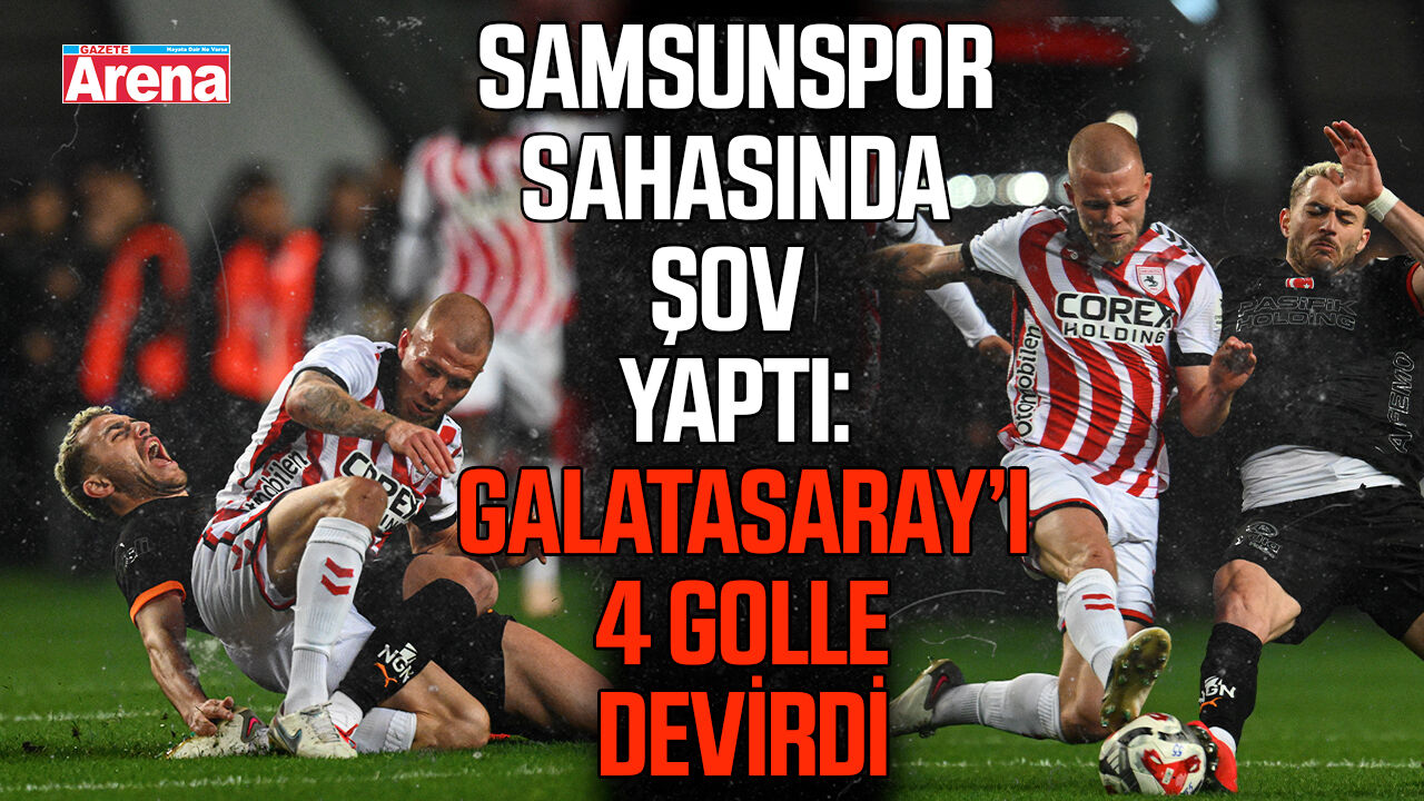 Samsunspor sahasında şov yaptı! 4-1