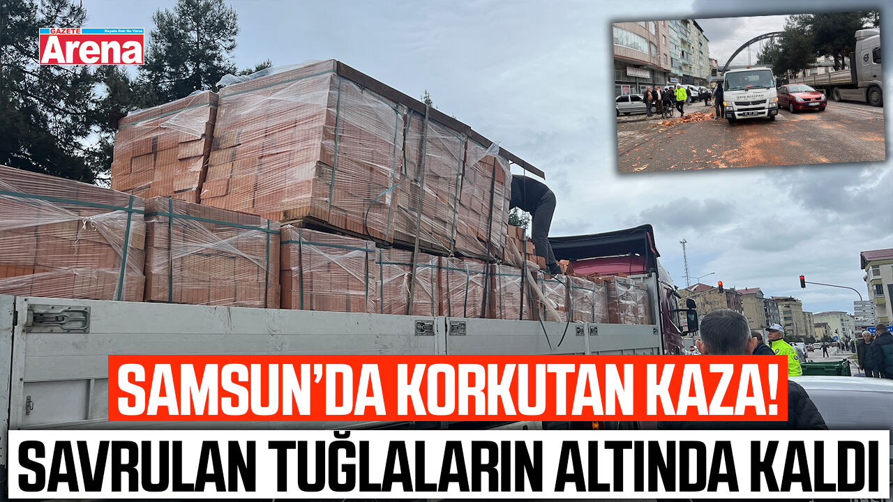 Samsun'da korku dolu anlar!