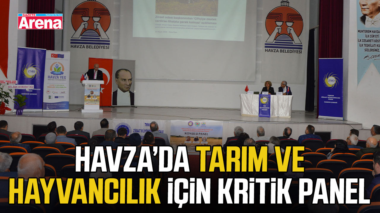 Havza’da tarım ve hayvancılık için kritik panel