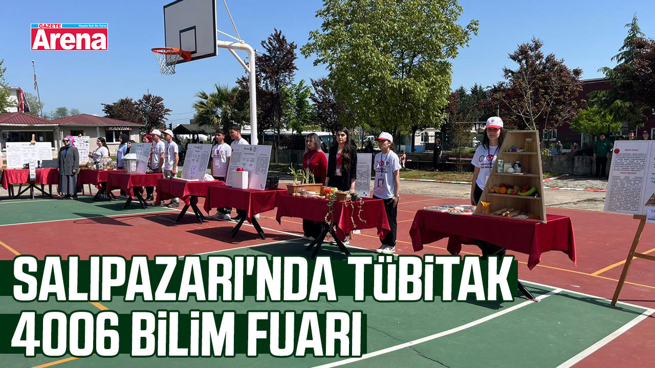 Salıpazarı'nda TÜBİTAK 4006 Bilim Fuarı